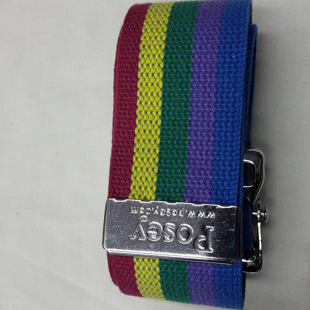 Posey Rainbow Canvas Transfer Belt 52 " Long
